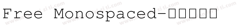 Free Monospaced字体转换